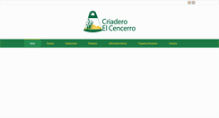 Desktop Screenshot of elcencerro.com